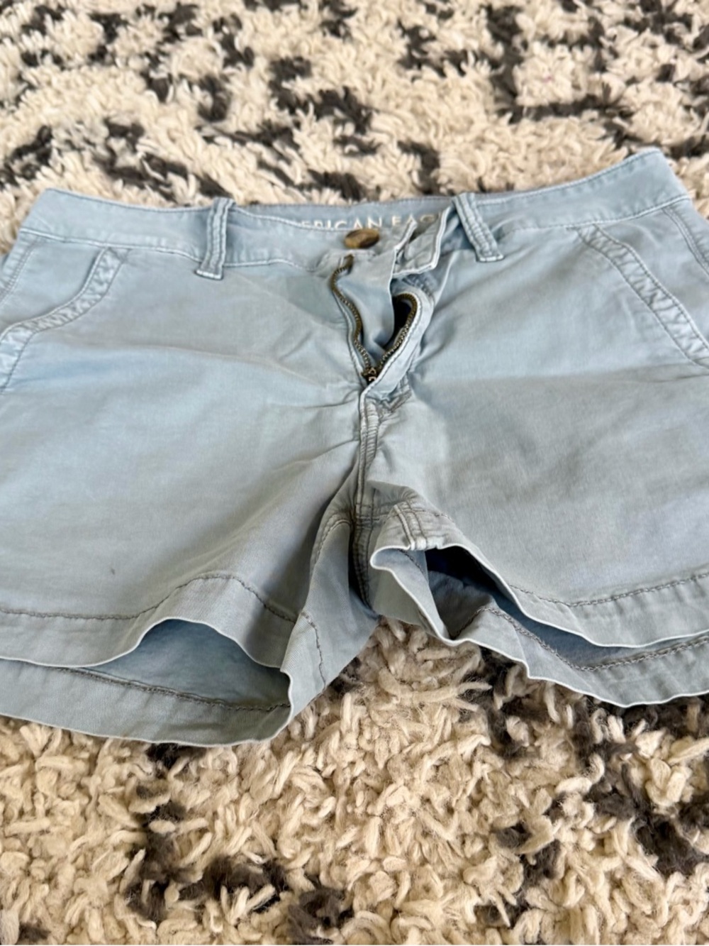 American Eagle Outfitters Light Sage Green Women's Shorts